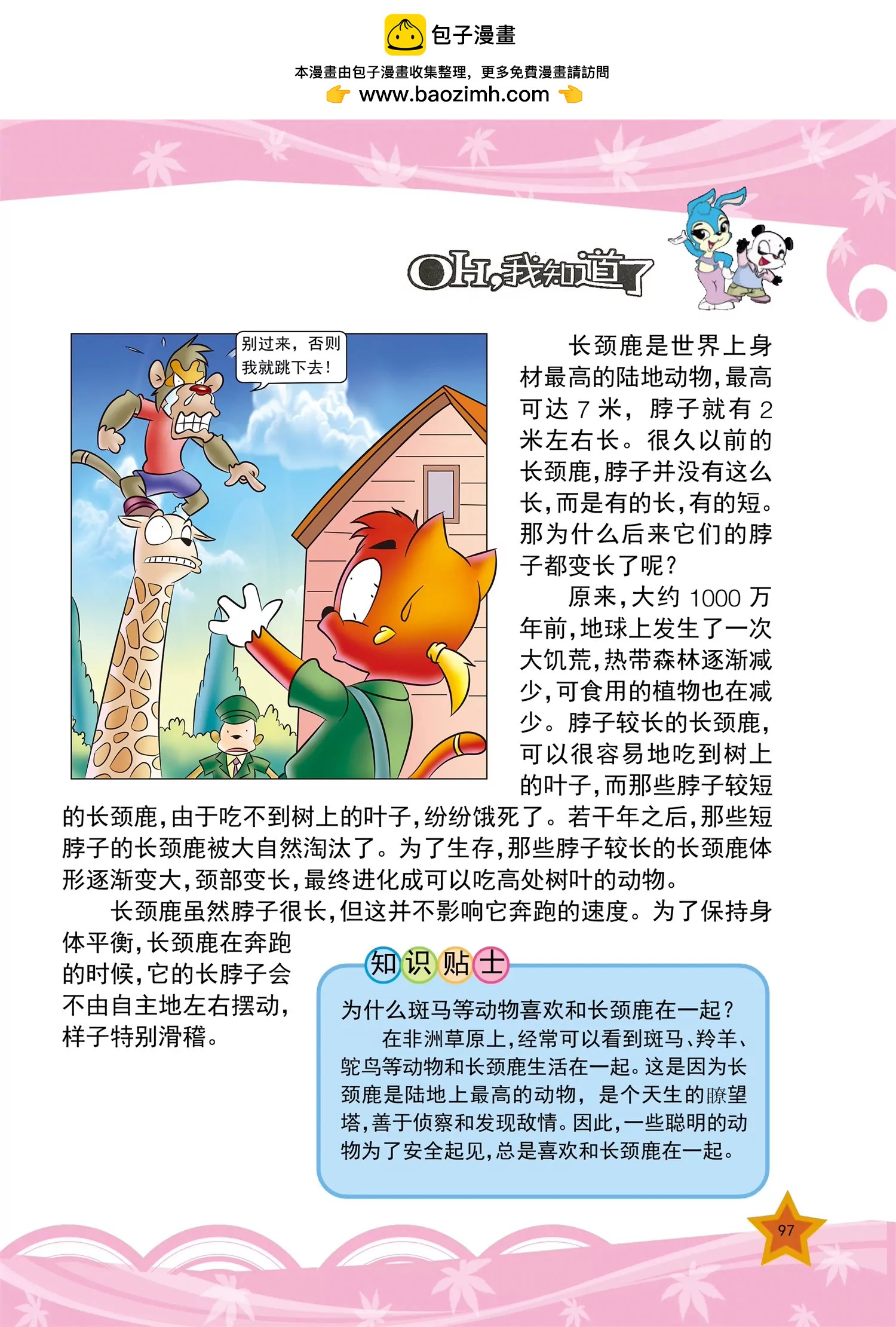 《虹猫蓝兔十万个为什么之动物卷》第12话 为什么长颈鹿脖子很长 第2页