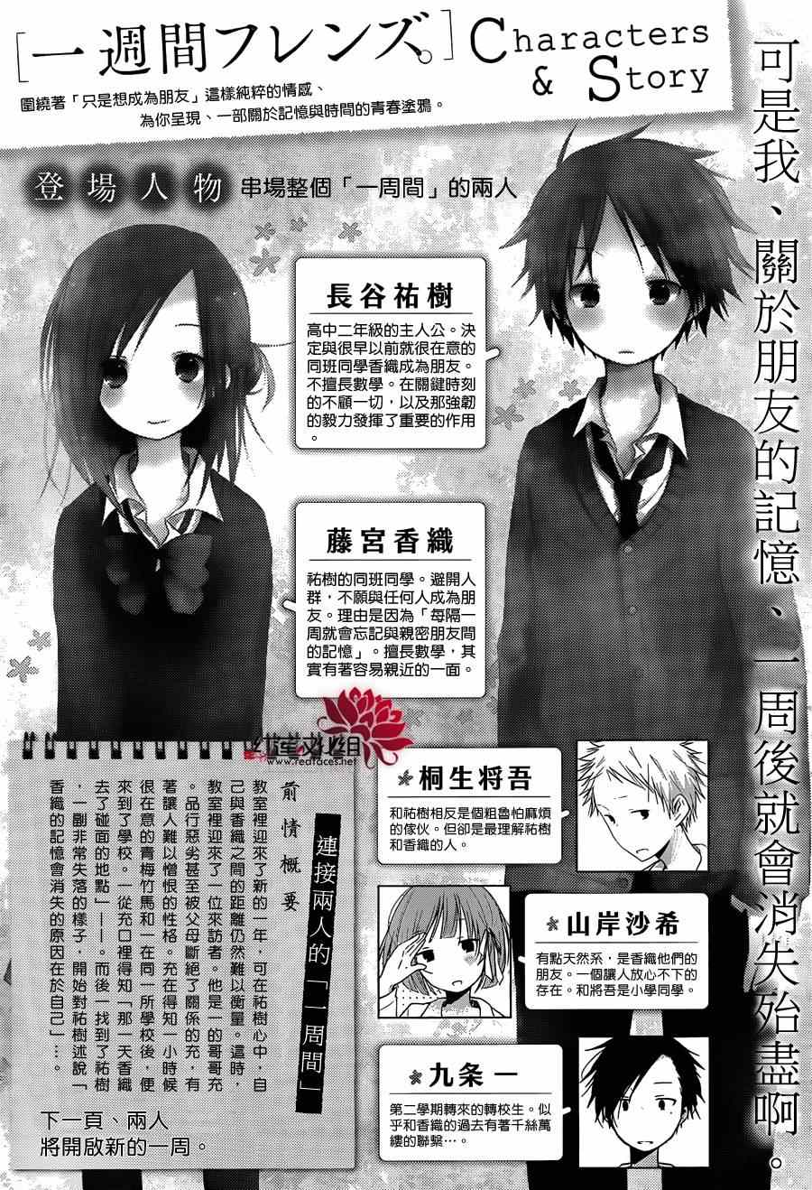 《一周的朋友》第32话 第1页