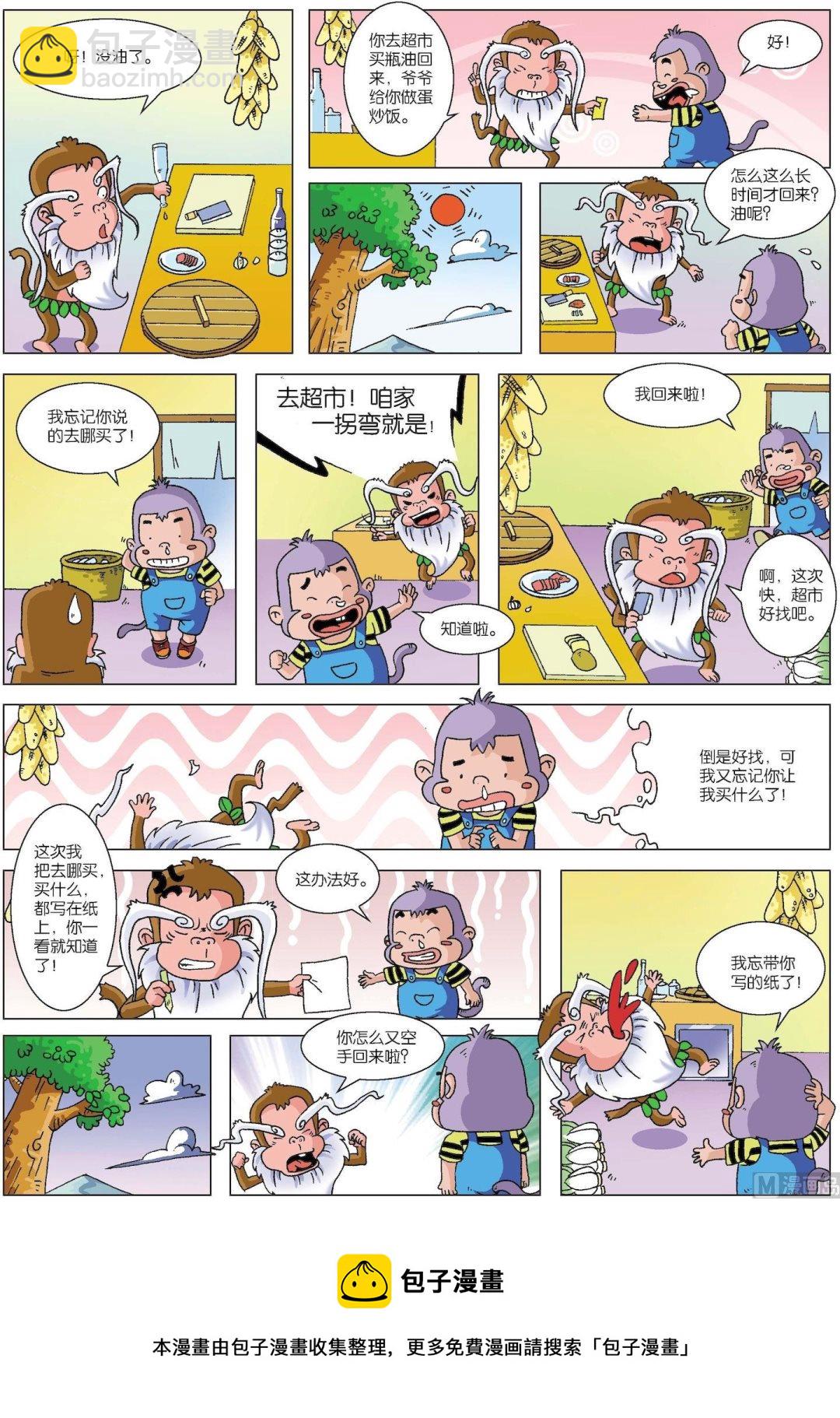 《聪明猴与煳涂猴》第27话 煳涂猴01 第4页