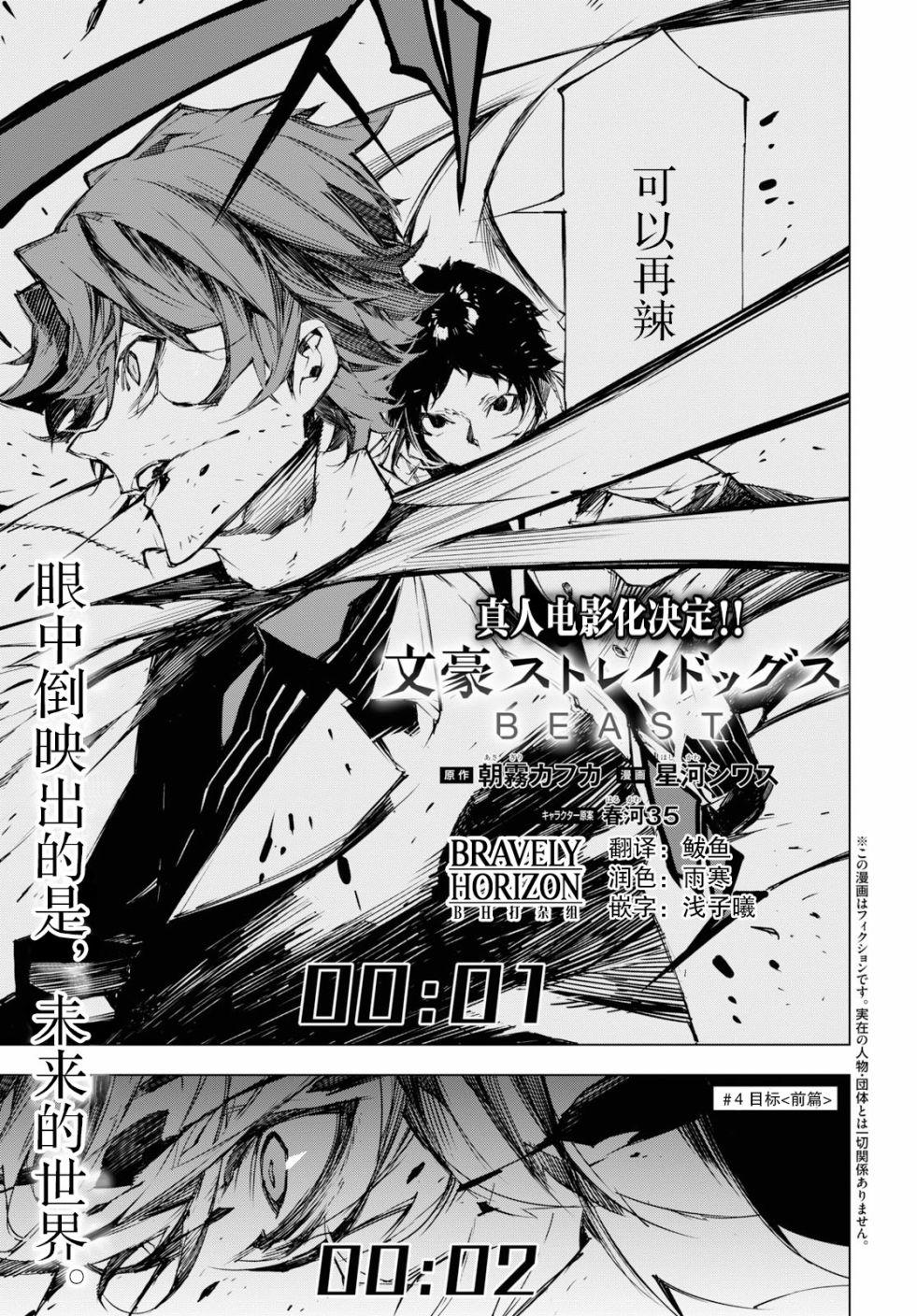 《文豪野犭BEAST》第4话 第1页