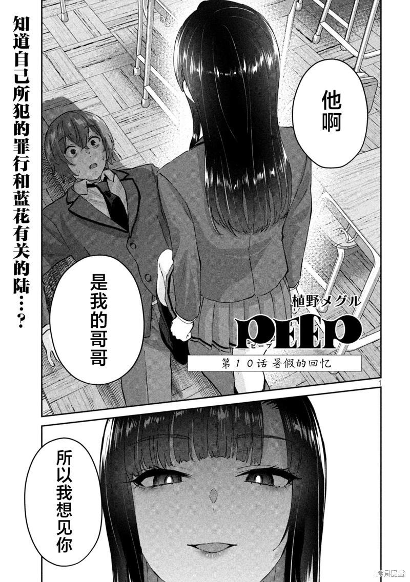 《PEEP》第10话 第1页