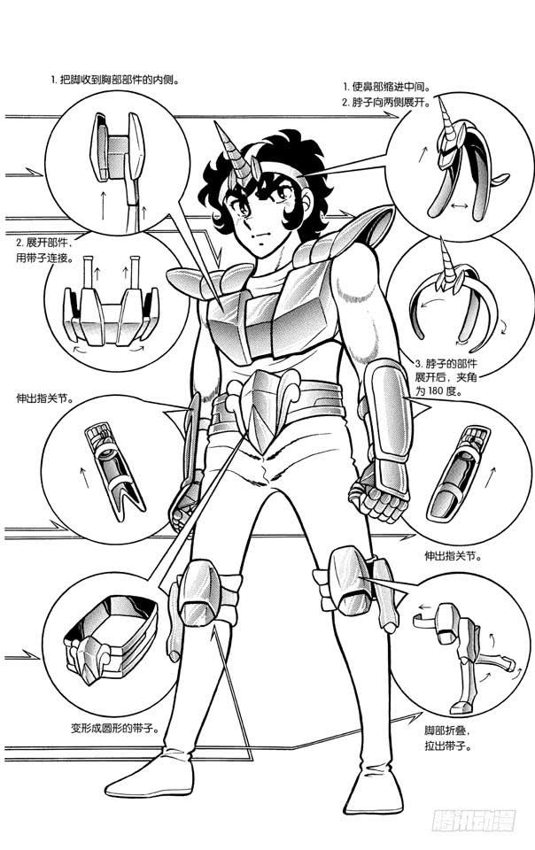 《圣斗士星矢（番外篇）》番外2 圣衣分解着装图 第1页