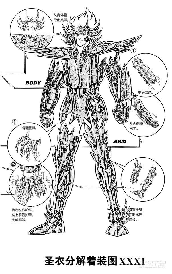 《圣斗士星矢（番外篇）》番外8 圣衣分解着装图 第7页