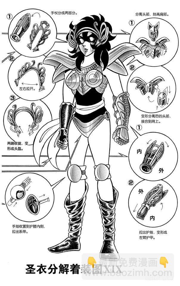 《圣斗士星矢（番外篇）》番外5 圣衣分解着装图 第13页