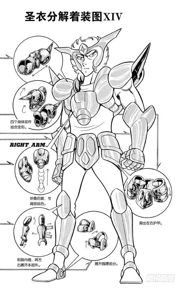 《圣斗士星矢（番外篇）》番外5 圣衣分解着装图 第3页