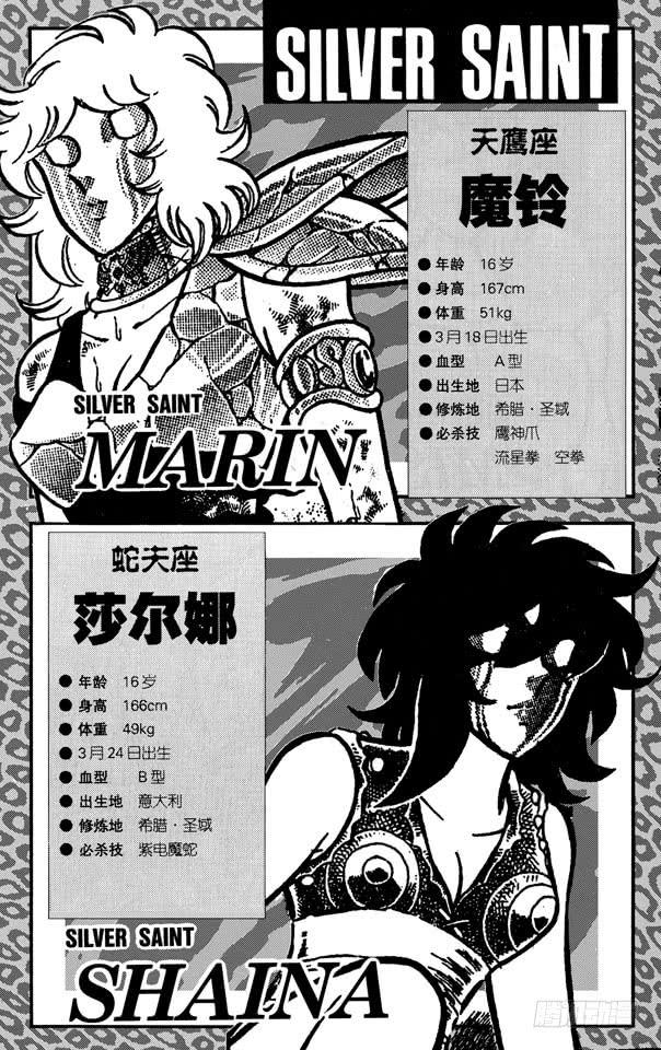 《圣斗士星矢（番外篇）》番外12 CHARACTER DATA 第11页
