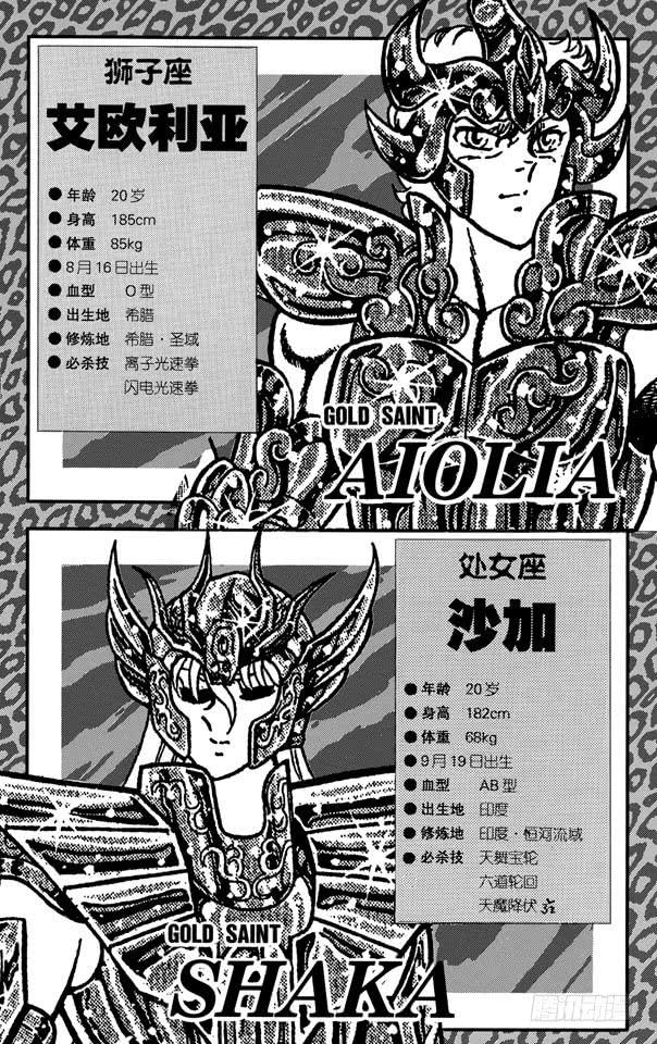 《圣斗士星矢（番外篇）》番外12 CHARACTER DATA 第20页