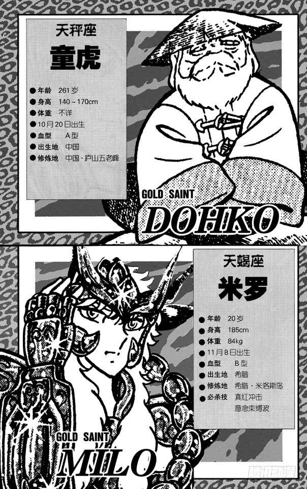 《圣斗士星矢（番外篇）》番外12 CHARACTER DATA 第21页