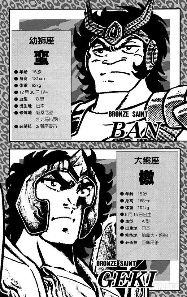 《圣斗士星矢（番外篇）》番外12 CHARACTER DATA 第5页