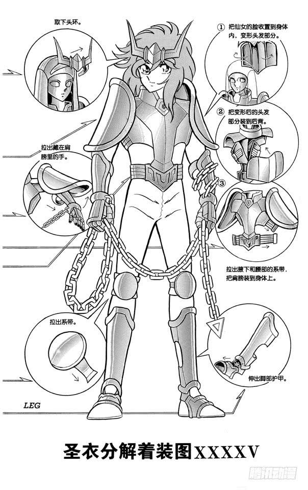 《圣斗士星矢（番外篇）》番外14 圣衣分解着装图 第3页