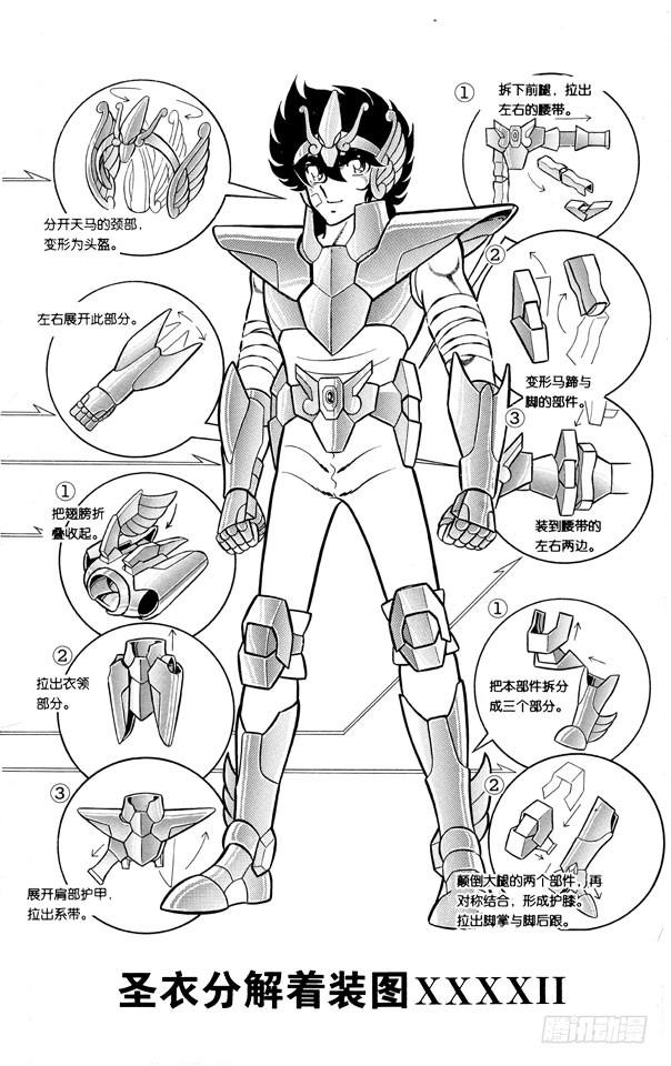 《圣斗士星矢（番外篇）》番外13 圣衣分解着装图 第1页