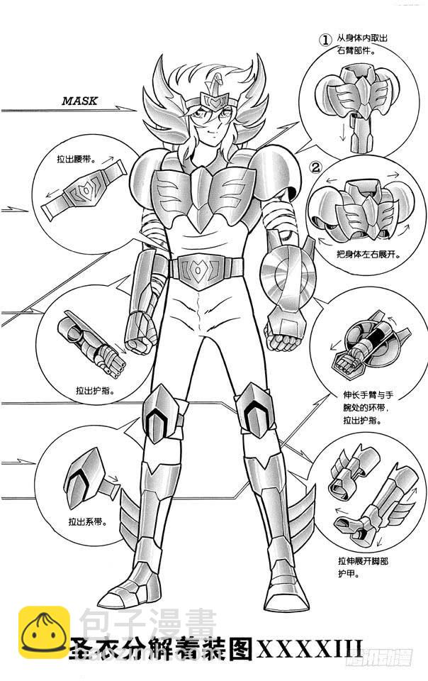《圣斗士星矢（番外篇）》番外13 圣衣分解着装图 第3页