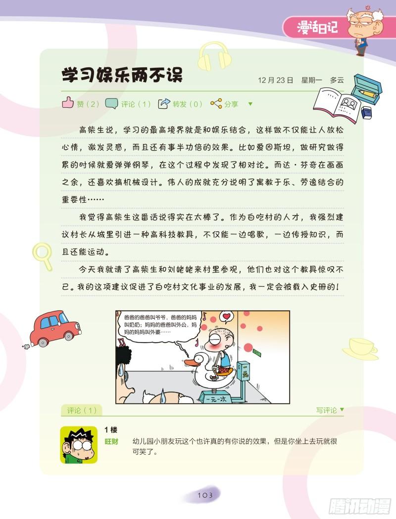 《爆笑校园大课堂-漫话日记》18 第1页