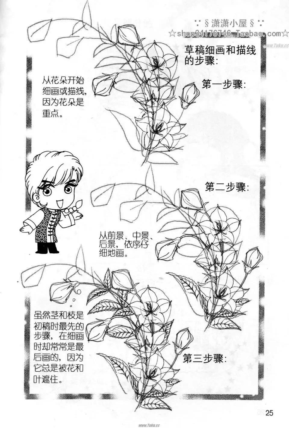 《素兰和乔英的漫画学院》花草篇 第25页