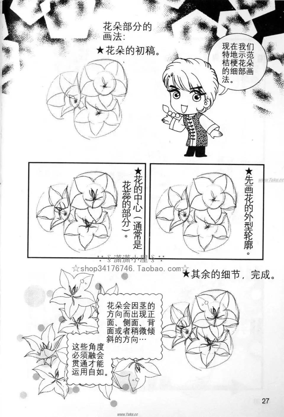 《素兰和乔英的漫画学院》花草篇 第27页