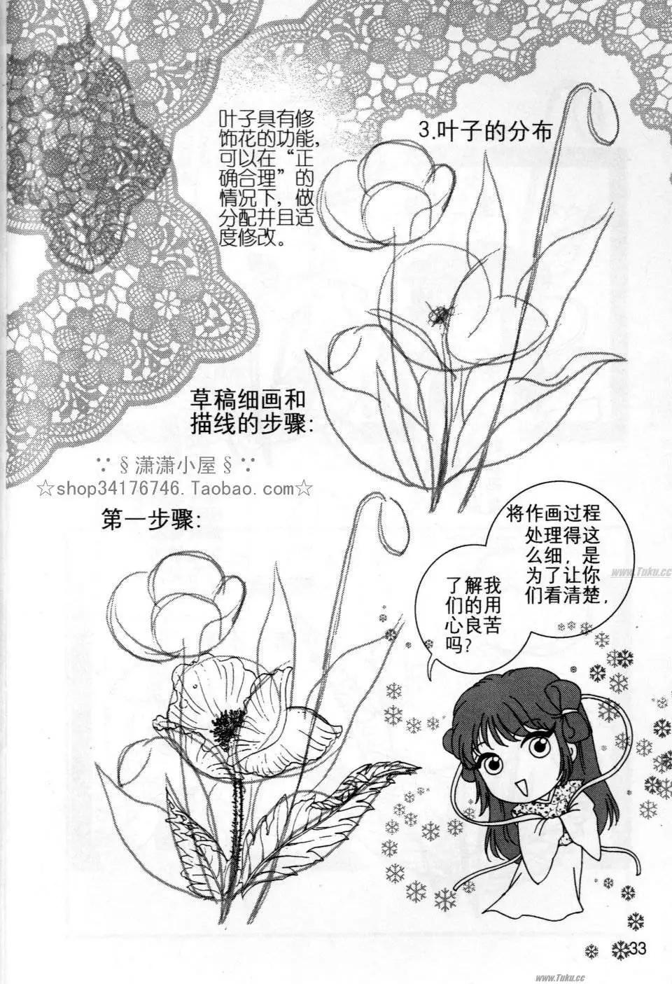 《素兰和乔英的漫画学院》花草篇 第33页