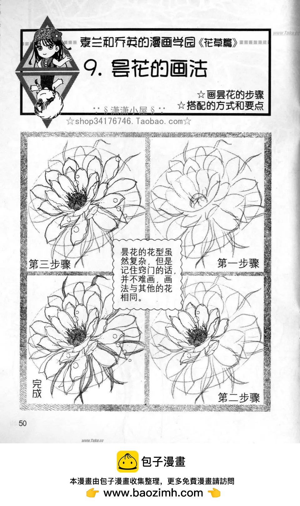 《素兰和乔英的漫画学院》花草篇 第50页