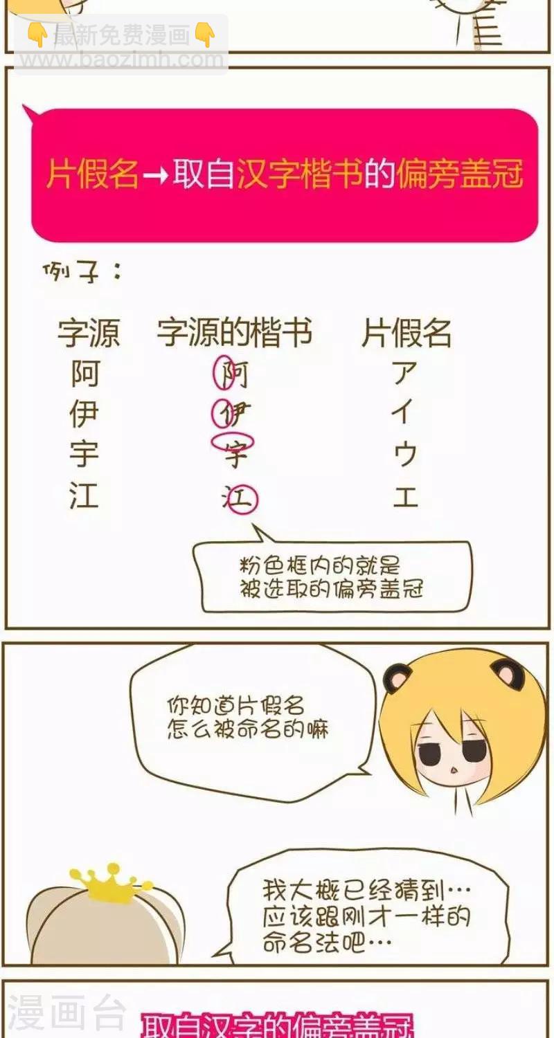 《喵宝漫画从0学日语之50音篇》第3话 第5页
