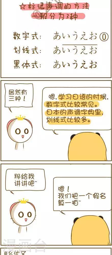 《喵宝漫画从0学日语之50音篇》第25话1 第2页