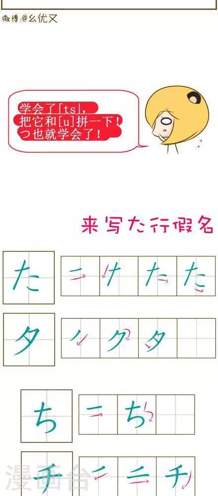 《喵宝漫画从0学日语之50音篇》第24话 第4页