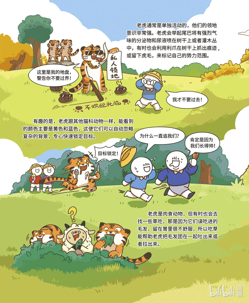 《小蓝带你逛动物园》第一章 百兽之王“老虎” 第5页