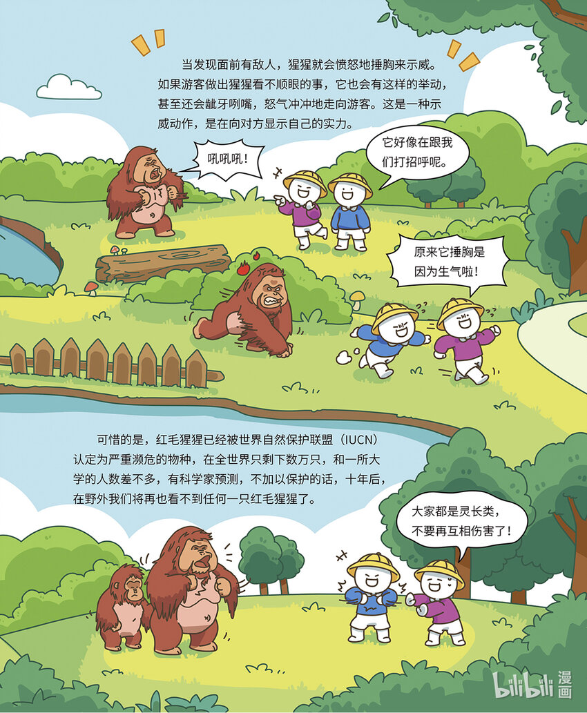 《小蓝带你逛动物园》第七章 聪明的红猩猩 第8页