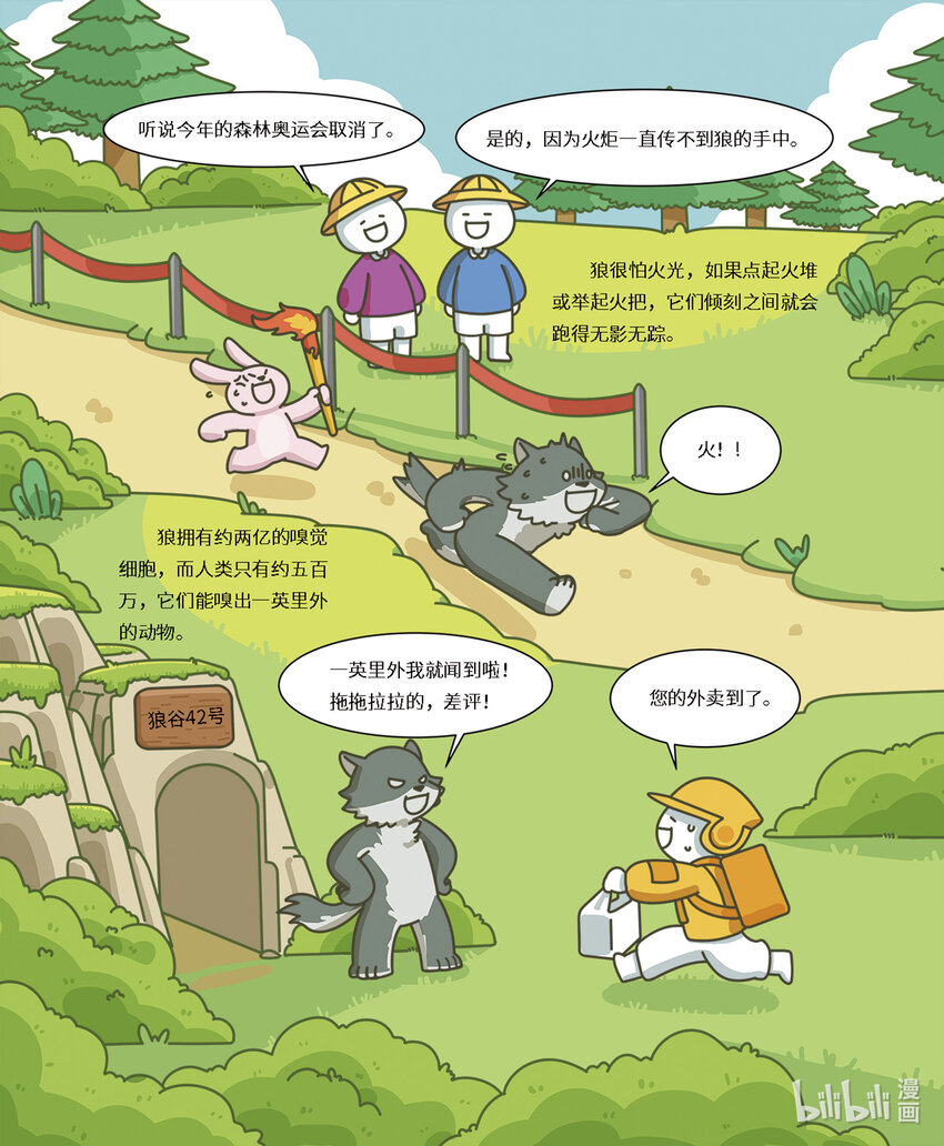 《小蓝带你逛动物园》第六章 有纪律的狼群 第7页