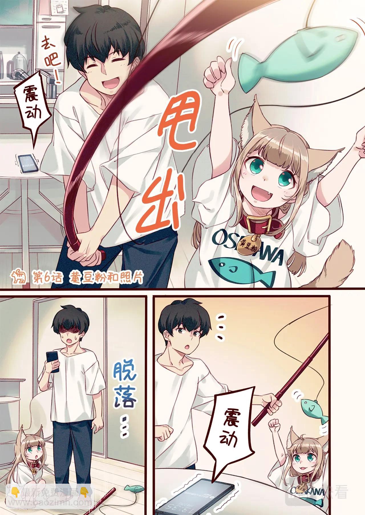 《我家的猫猫是可爱的女孩子》第6话 黄豆粉和照片 第3页