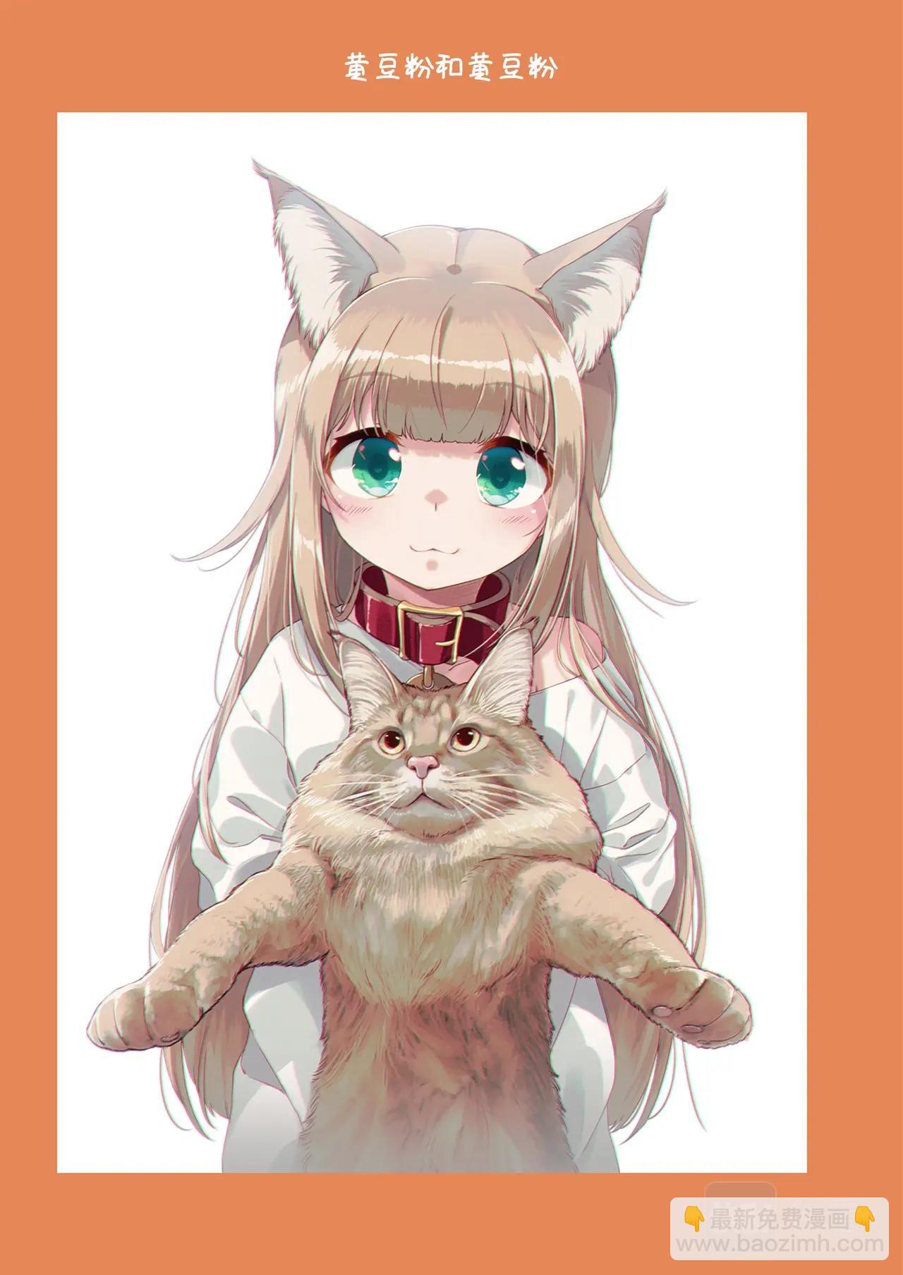 《我家的猫猫是可爱的女孩子》第5话 黄豆粉和顺毛 第13页