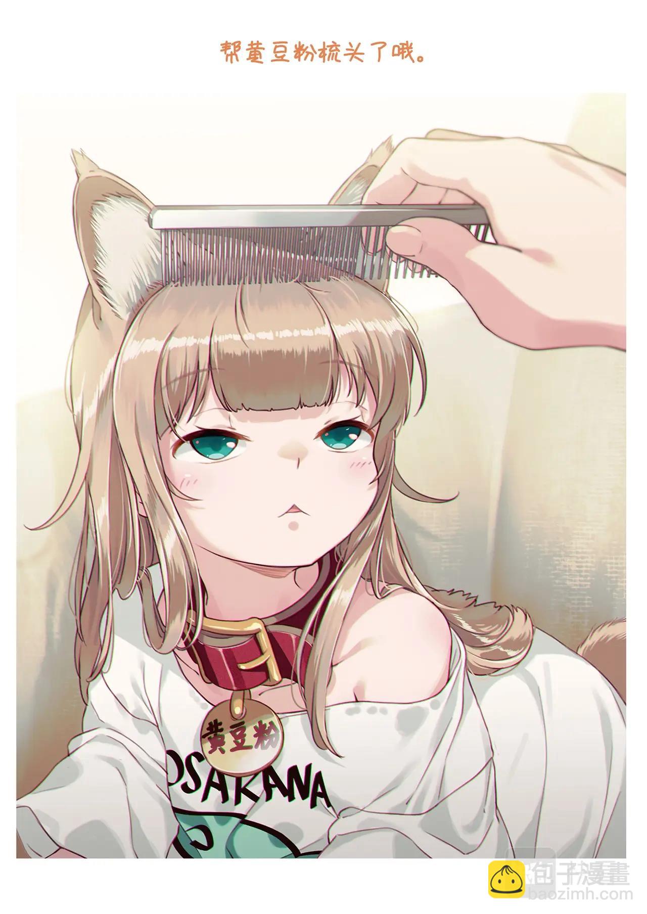 《我家的猫猫是可爱的女孩子》第5话 黄豆粉和顺毛 第8页