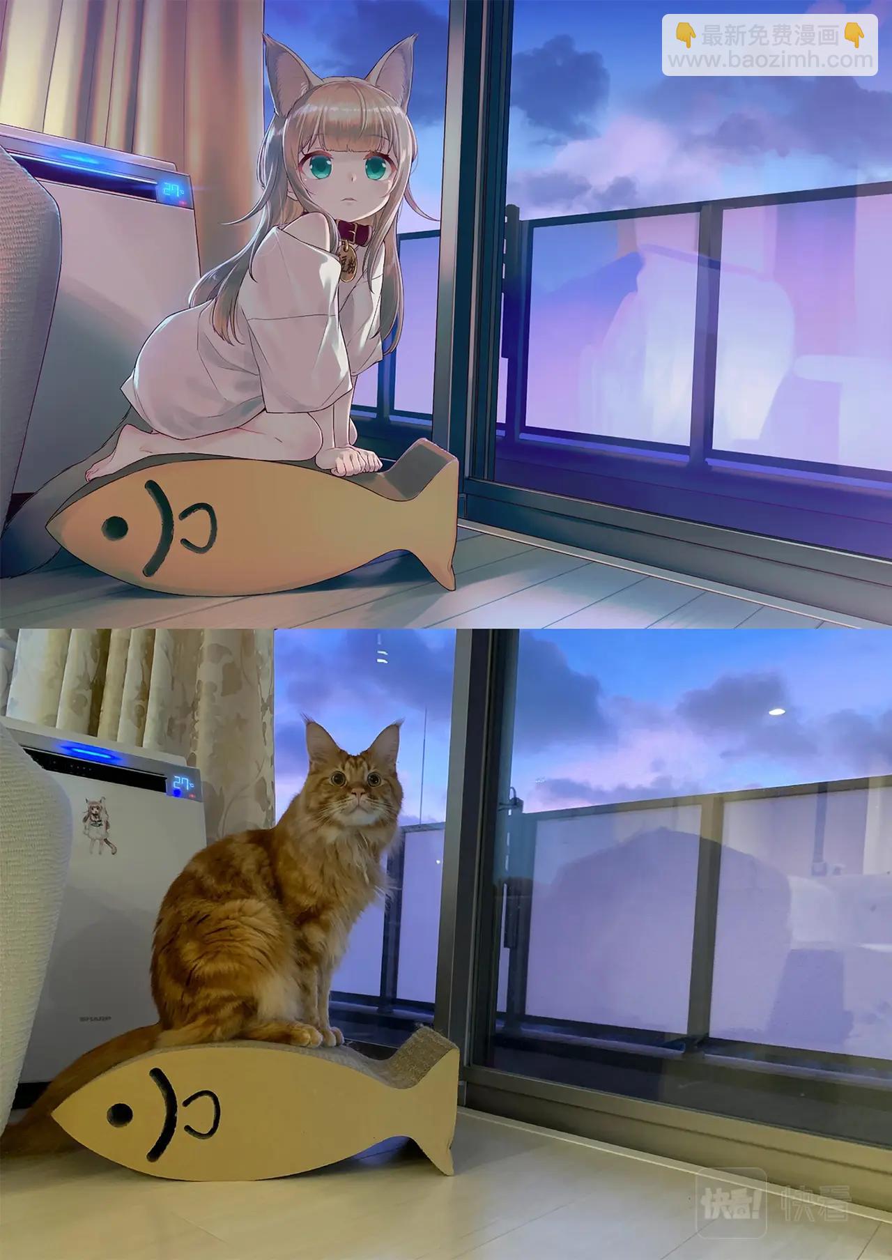 《我家的猫猫是可爱的女孩子》第7.5话 黄豆粉的恶作剧 第34页