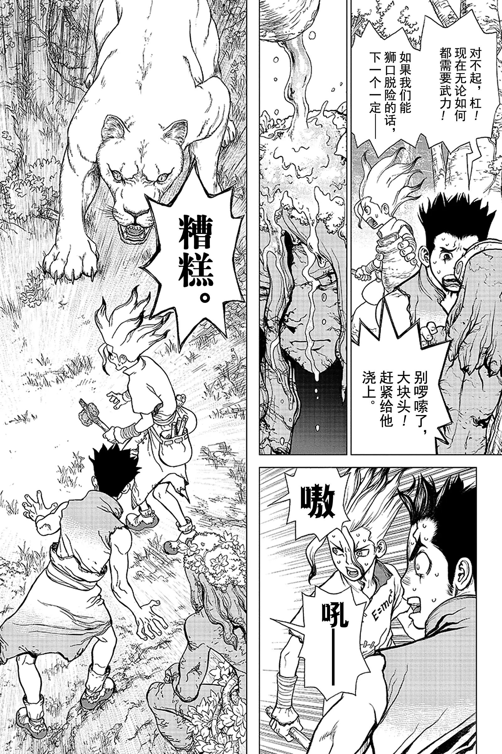 《Dr.STONE》第3话 KING OF THE 第14页