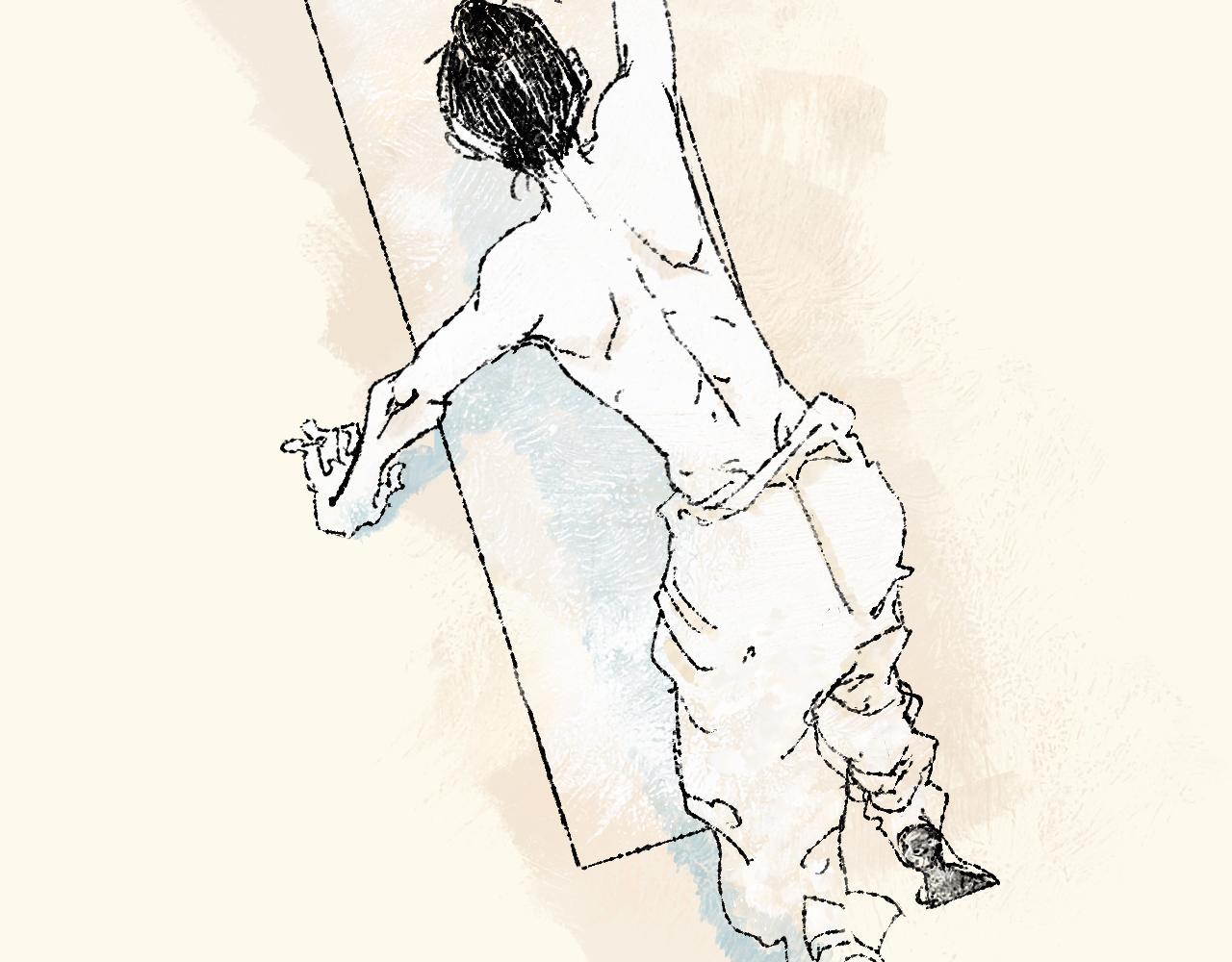 《浮游之物》第四话持画美人 第35页