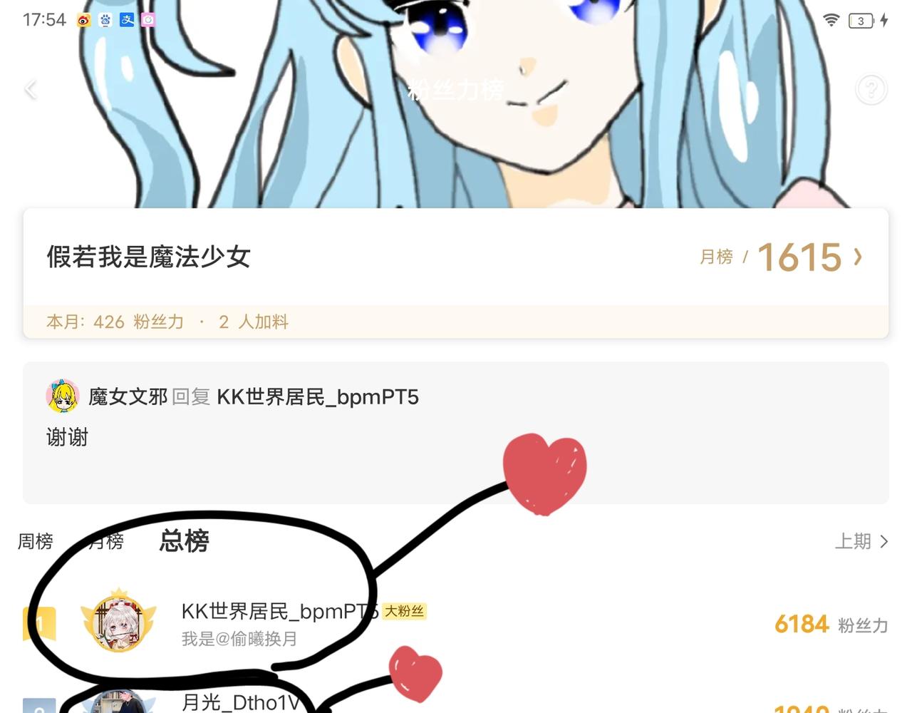 《假若我是魔法少女》一则通知.谢谢大家 第1页
