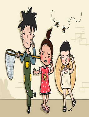《三人成伍——小时候真傻》漫画封面图 - tl漫画