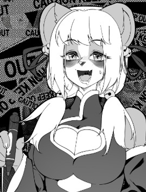 《被迫画涩维生的潘达》漫画封面图 - tl漫画