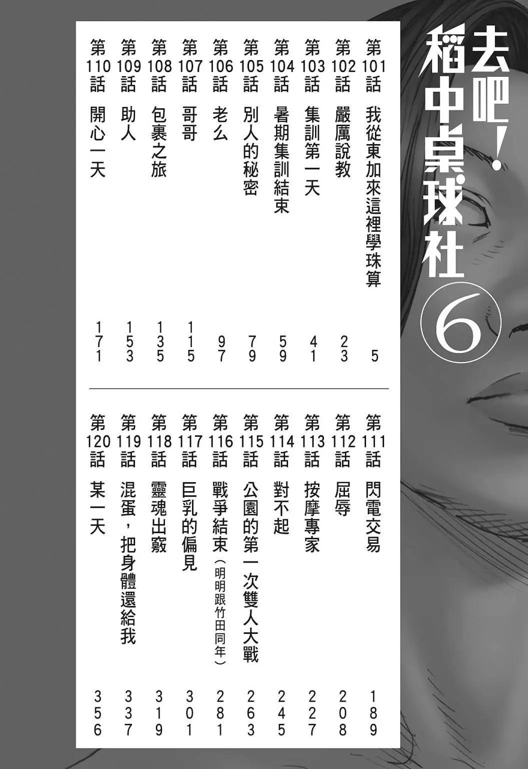 《去吧!稻中桌球社》新装版06 第6页