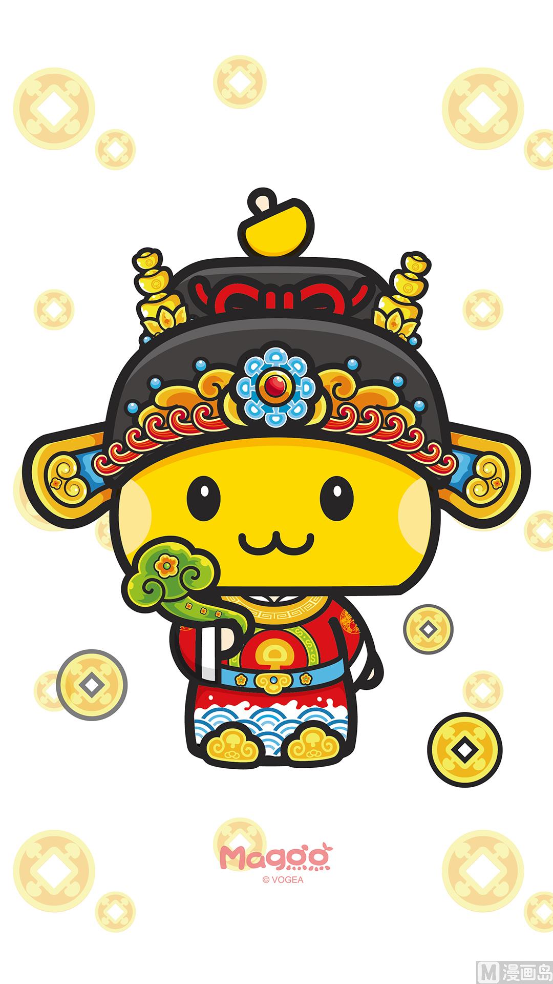 《蘑菇点点之爱的点滴》蘑菇新年拜年系列壁纸 第3页