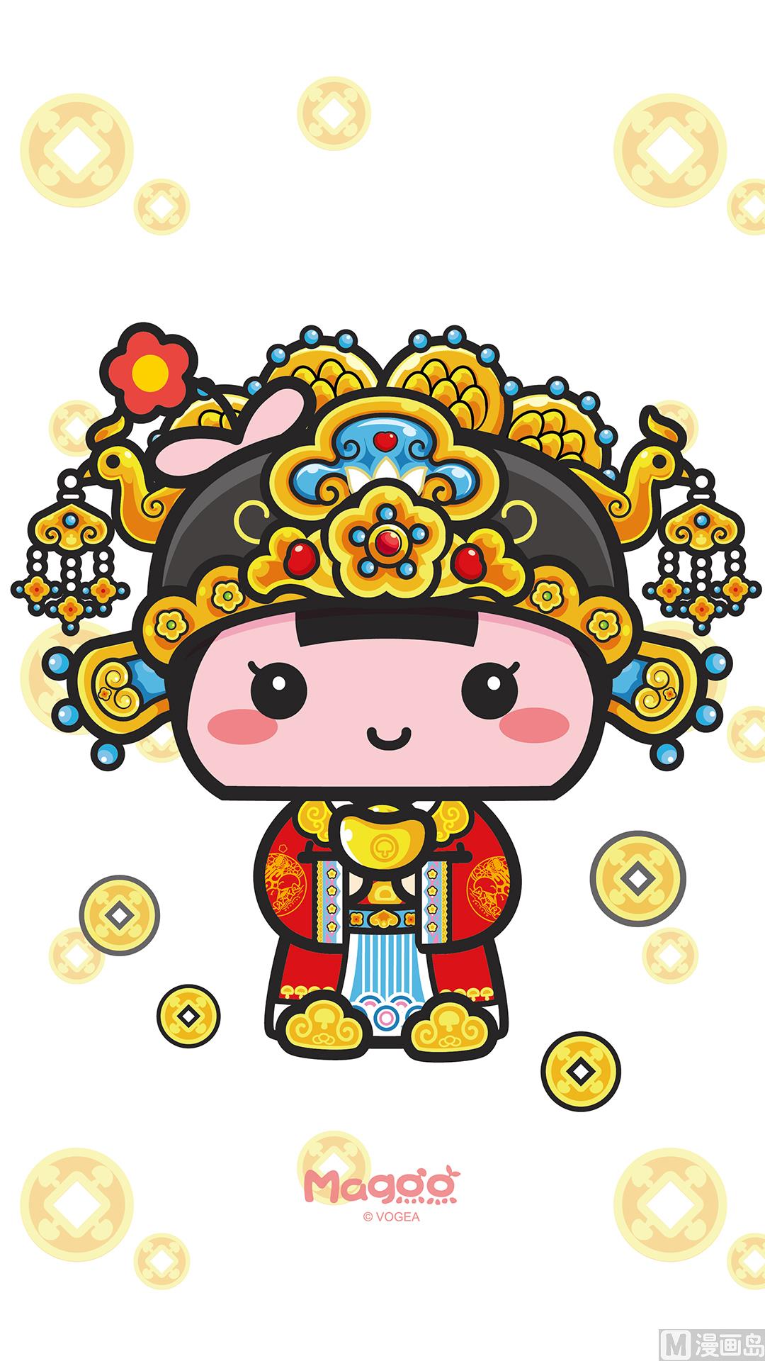 《蘑菇点点之爱的点滴》蘑菇新年拜年系列壁纸 第4页