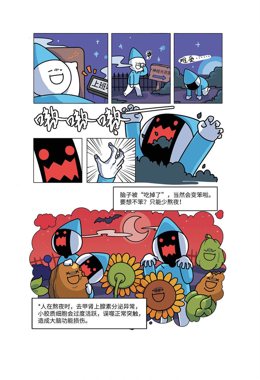 《小蓝的冷知识热科普》1001 熬夜 第7页