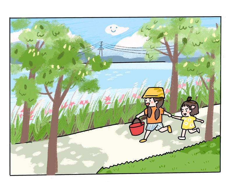 《暖暖的日常》第8话 到河边抓小螃蟹吧！ 第1页